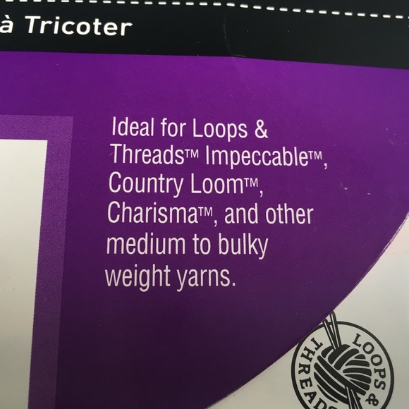 Loops & Threads Office Knit Quick Knitting Loom Set By Loops